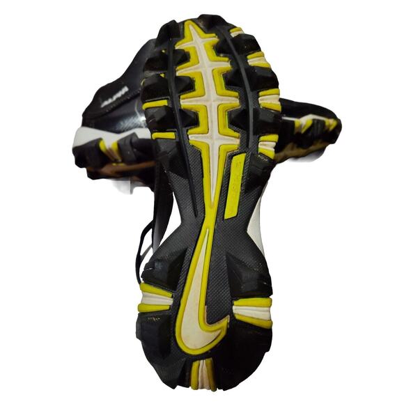 Nike Alpha Fastflex Cleats, 719953 Black/White Youth 4Y - Picture 4 of 7